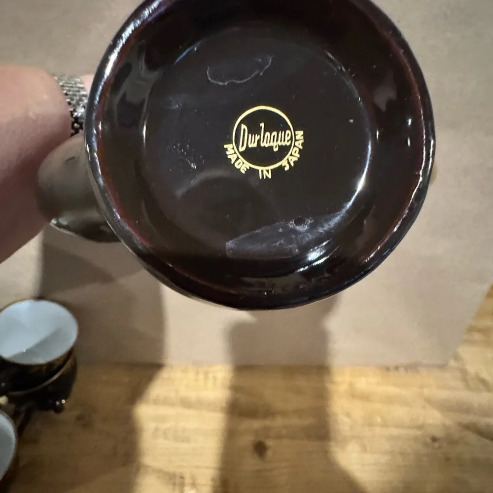 Vintage “Golden Bamboo Elegance” Japanese Tea Set – Durlaque, Made in Japan